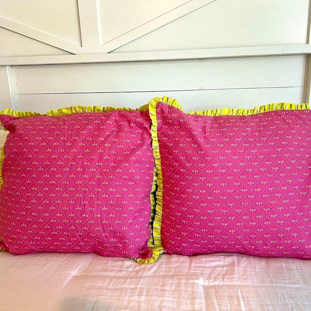 Set of 2 Traditions Euro shams bought at Koo Koo Bear kids
